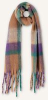 Paarse ABOUT ACCESSORIES Sjaal OBLONG BRUSHED BIG CHECKS Paarse ABOUT ACCESSORIES Sjaal OBLONG BRUSHED BIG CHECKS - medium