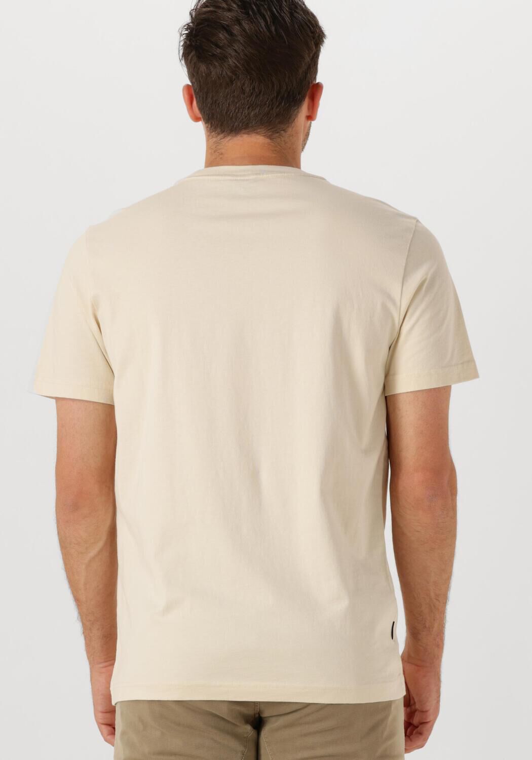 PME LEGEND Heren Polo's & T-shirts Single Jersey Gebroken Wit