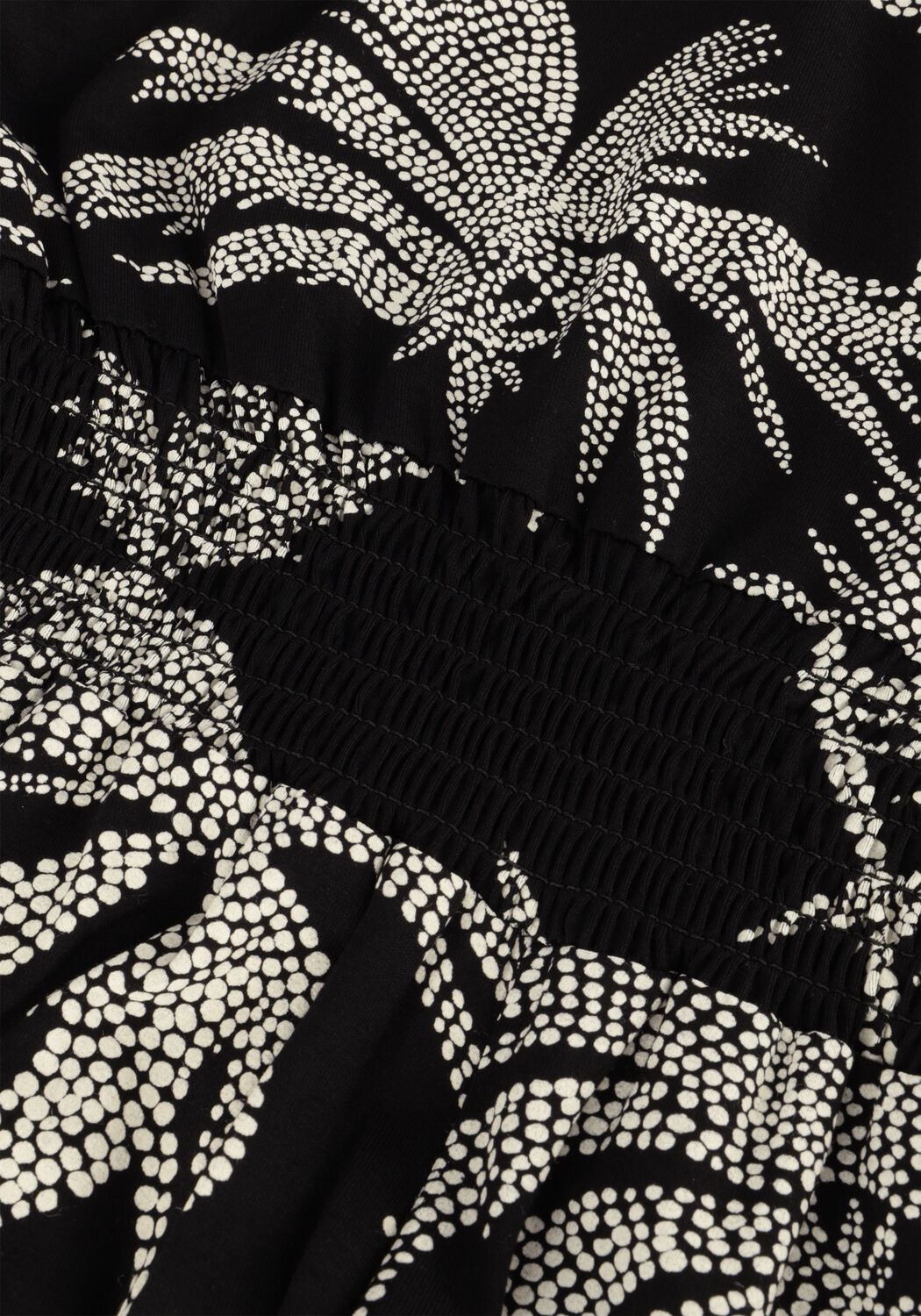 Zwarte JANSEN AMSTERDAM Jumpsuit VP425 JERSEY PRINTED SLEEVELESS JUMPSUIT WITH HALTER NECKLINE - large