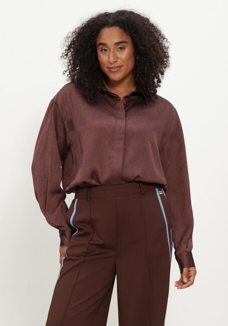 Bordeaux POM AMSTERDAM Blouses ROBIN CHOCOLATE BROWN - large
