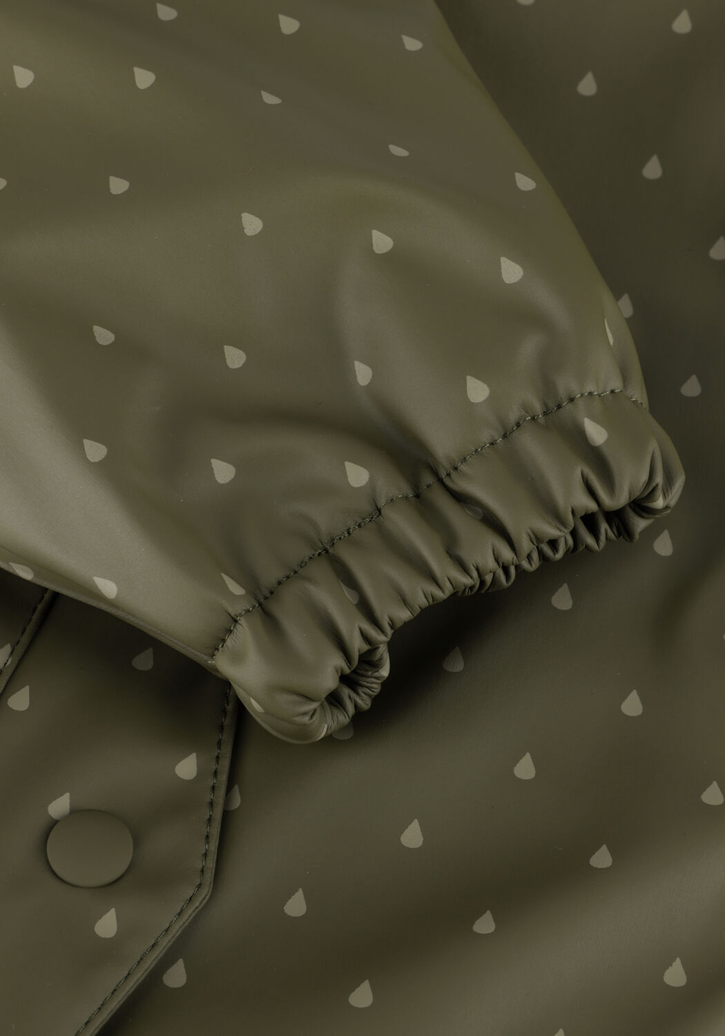 Groene LIL' ATELIER Regenjas NMMLADRY10 PAD RAIN JACKET - large