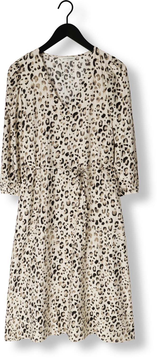 MSCH COPENHAGEN Dames Jurken Mschalyona Vlora 3 4 Dress Aop Beige