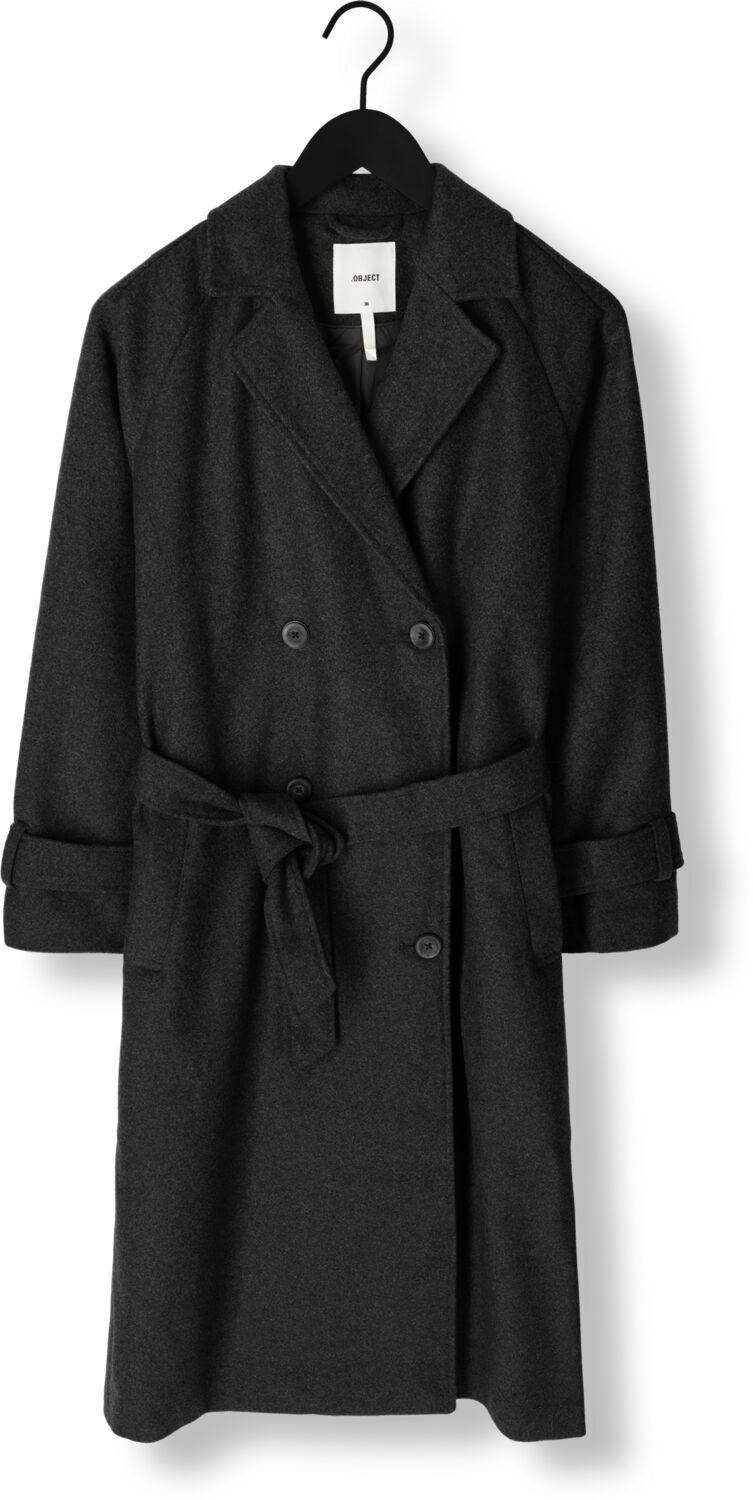 OBJECT Dames Jassen Objkeily L s Coat Grijs