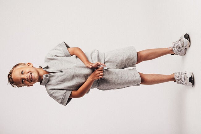 Grijze BAJE STUDIO Polo TEBA - large