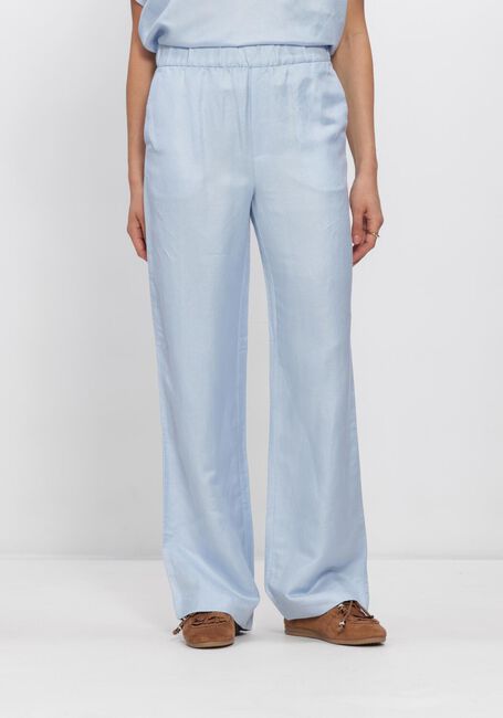 Blauwe MINUS Pantalon MSSABBI LINEN PANT - large