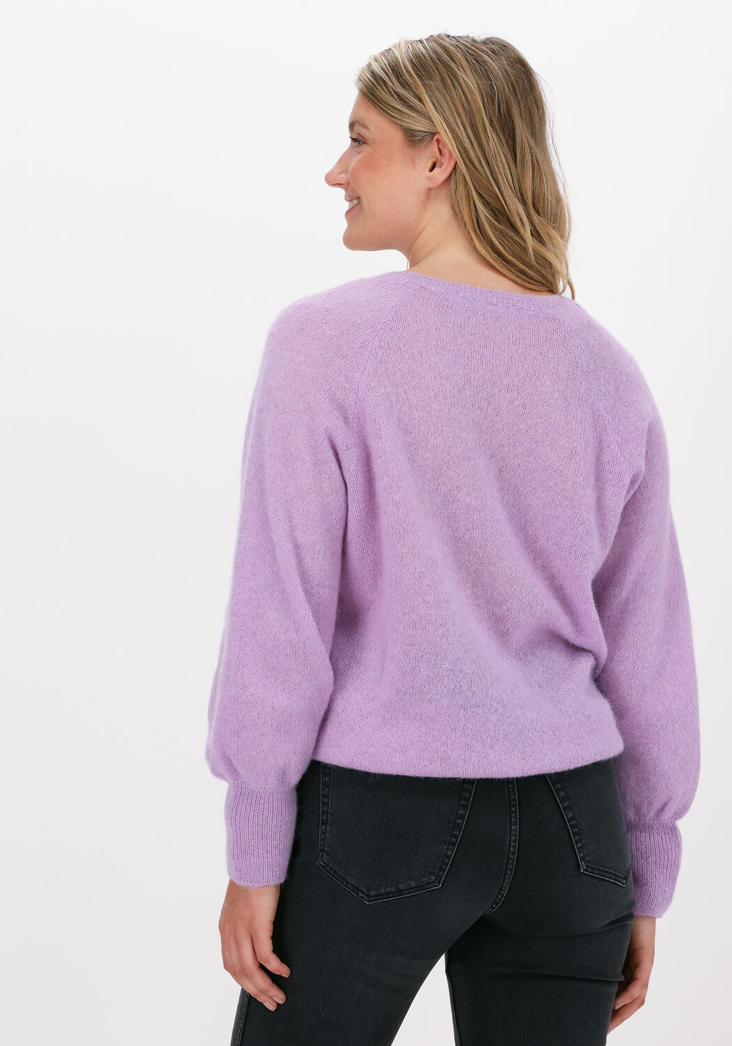 paarse summum trui v neck sweater feather light a