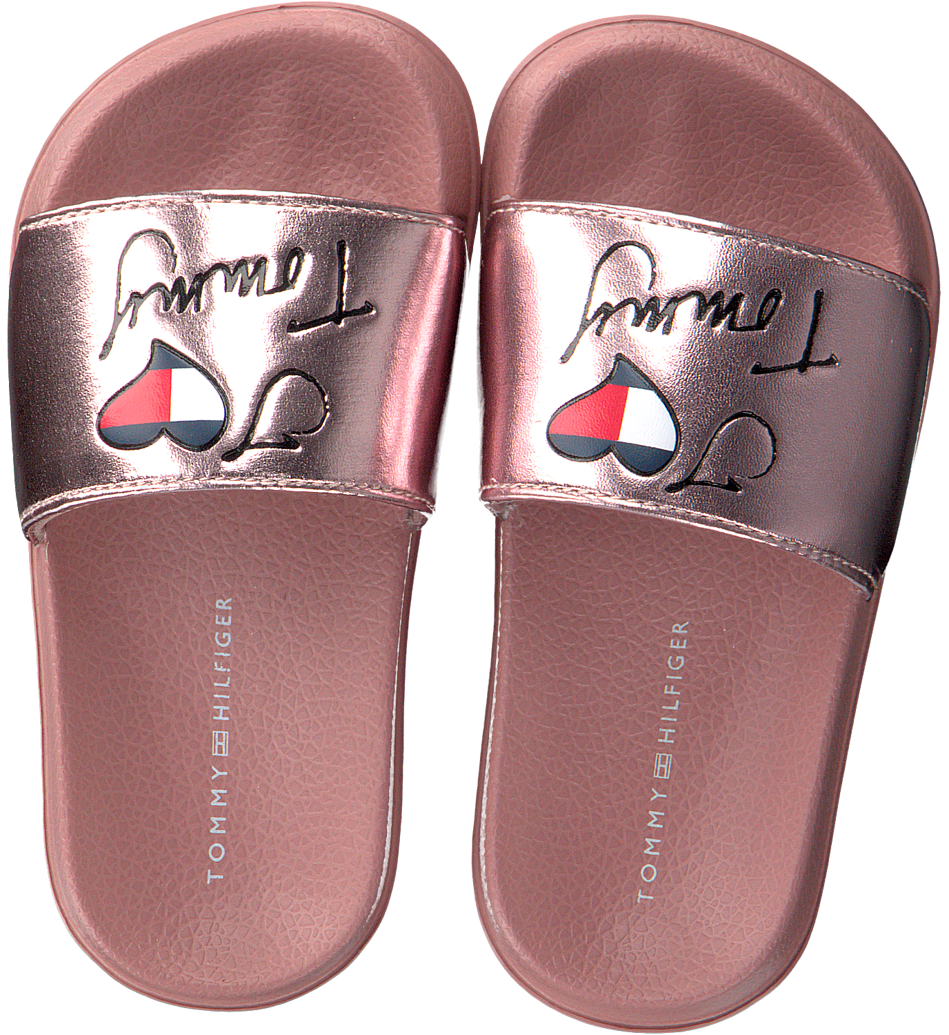 Zwarte TOMMY HILFIGER Slippers ELEVATED BUCKLE SANDAL | Omoda