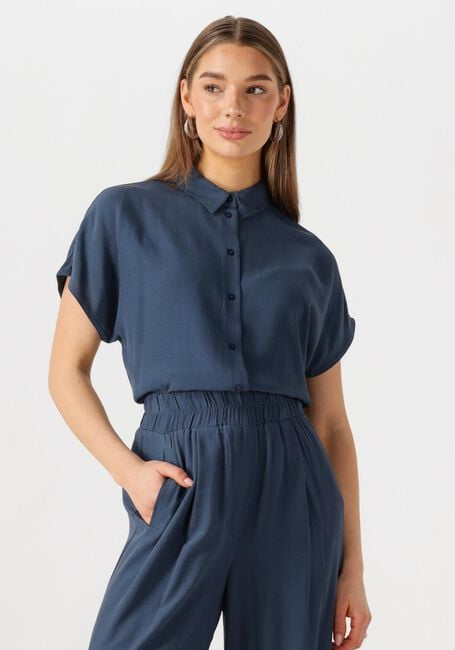 Donkerblauwe BY-BAR Blouses KARLY VISCOSE BLOUSE - large