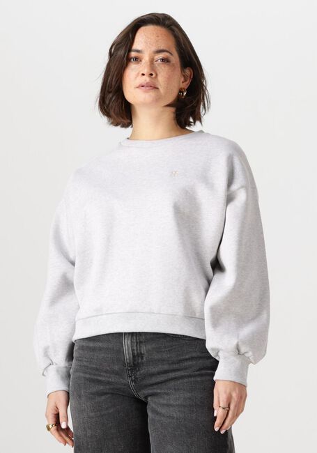 Grijze BY-BAR Sweater BIBI LOGO SWEATER - large