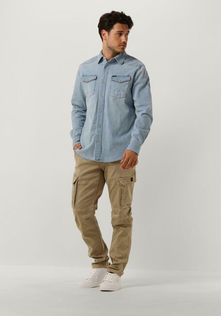 Blauwe PME LEGEND Casual overhemd LONG SLEEVE SHIRT REAL LIGHT BLUE Blauwe PME LEGEND Casual overhemd LONG SLEEVE SHIRT REAL LIGHT BLUE - large