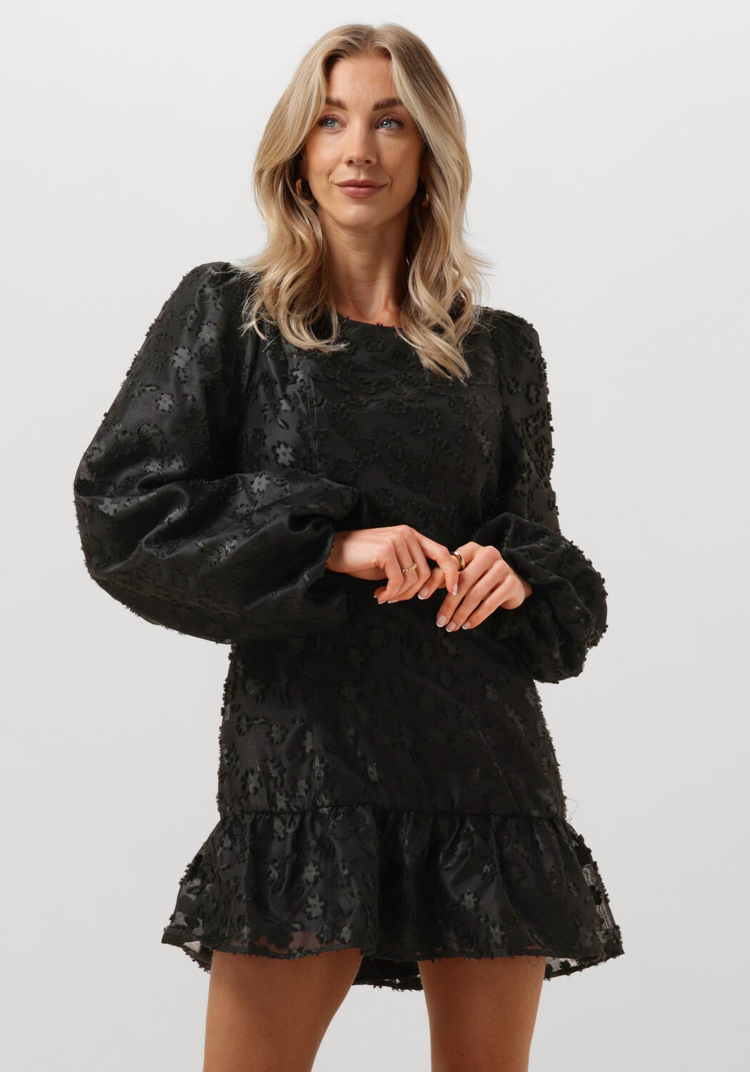 Harper & Yve Zwarte Mini Jurk Lynn-dr Black Dames
