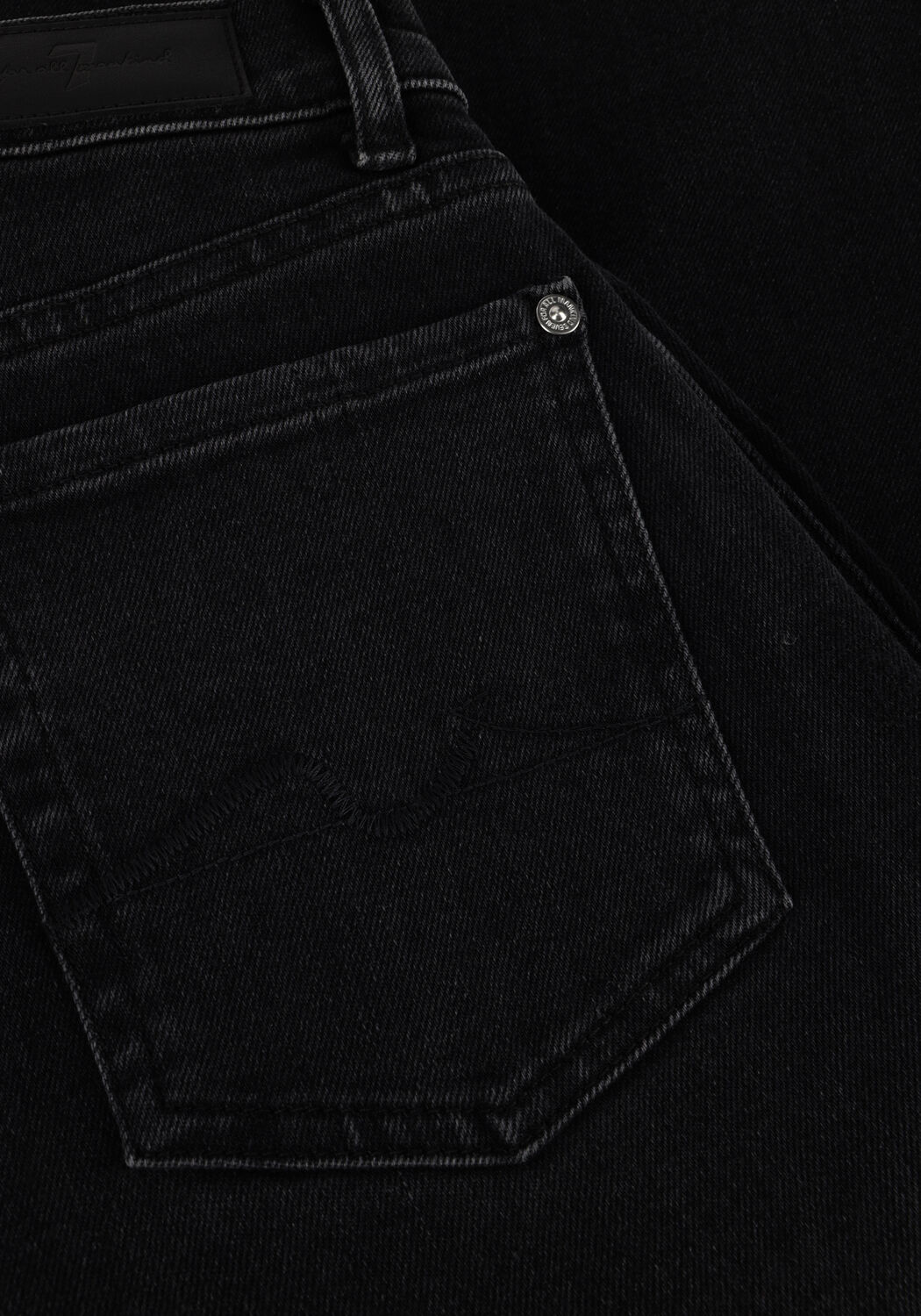 Grijze 7 FOR ALL MANKIND Wide jeans LOTTA LUXE VINTAGE TOPLINE WITH RAW CUT - large