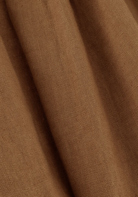 Bruine BY-BAR Midi jurk SARAH LINEN LONG DRESS - large