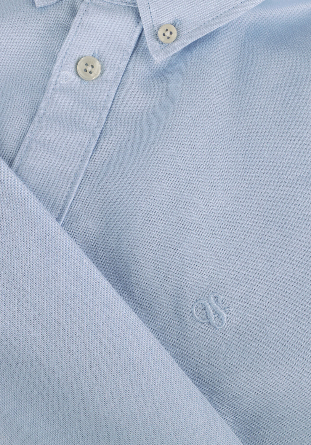 Blauwe SCOTCH & SODA Casual overhemd OXFORD SOLID - large