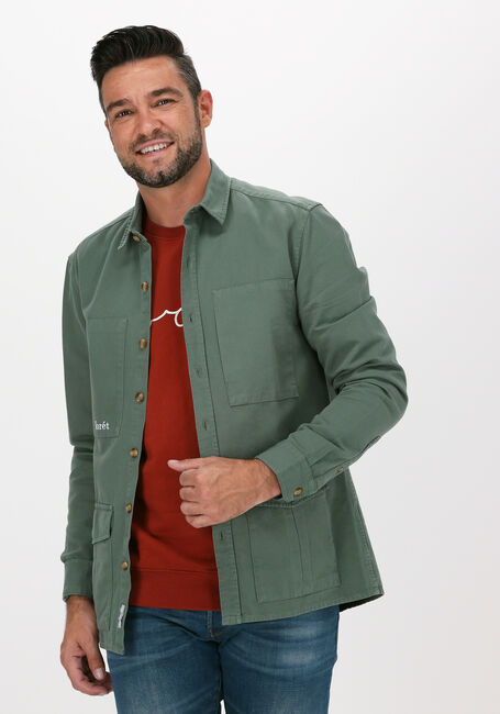 Groene FORÉT Overshirt SHARK SHIRT - large
