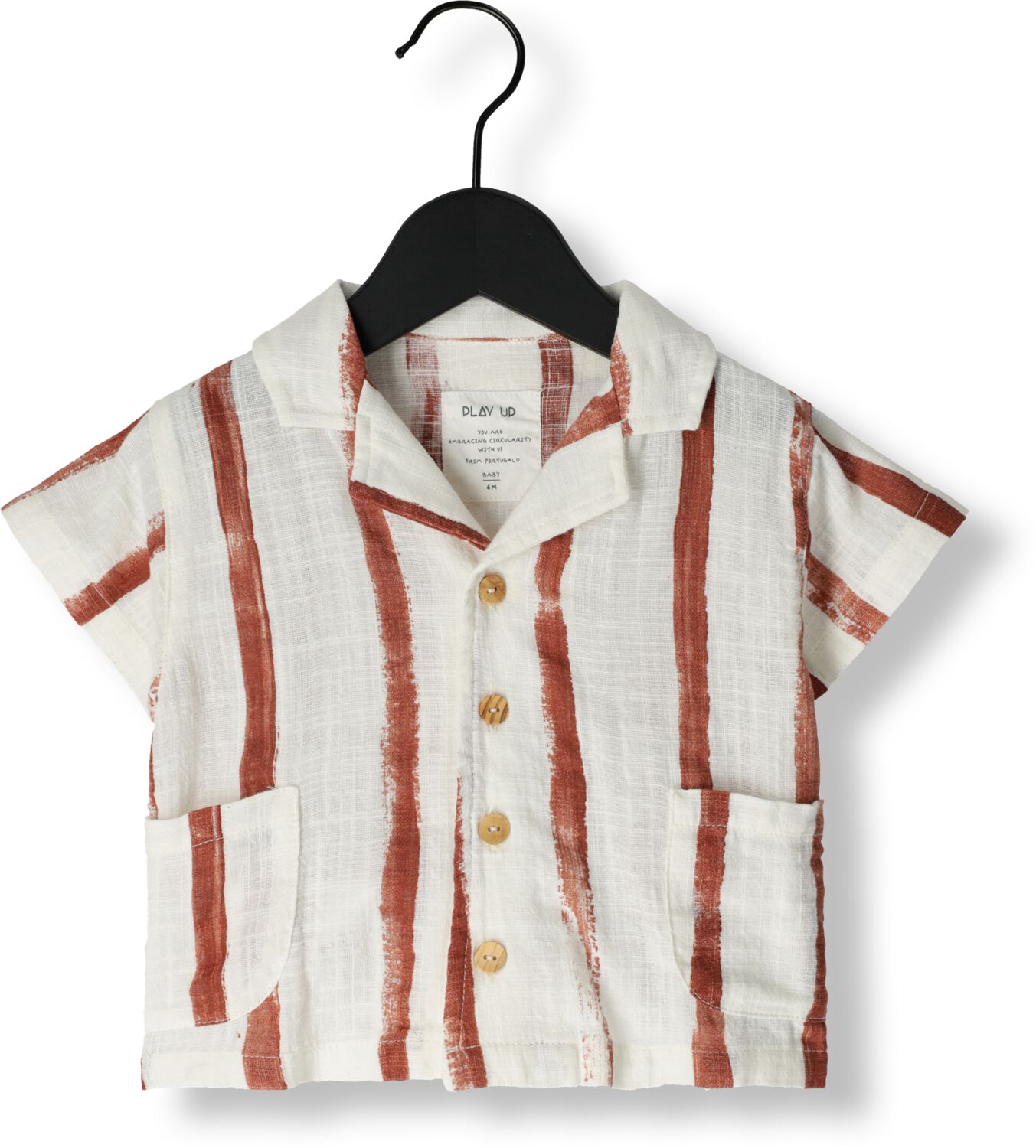 PLAY UP Baby Blouses & Overhemden Printed Woven Shirt Bruin