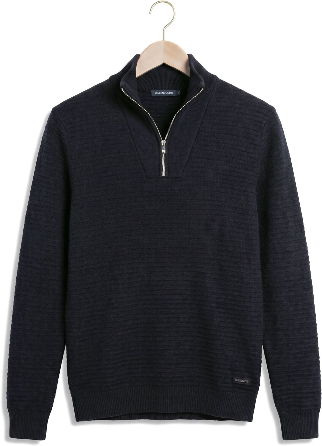BLUE INDUSTRY Heren Truien & Vesten Knitwear Donkerblauw