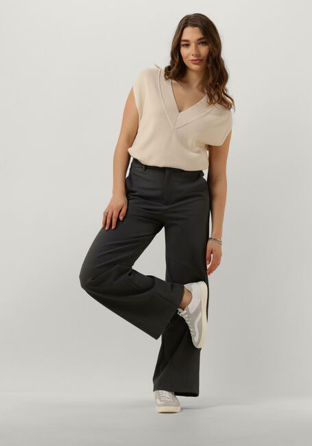 Beige VANILIA Spencer V-NECK RIB - large