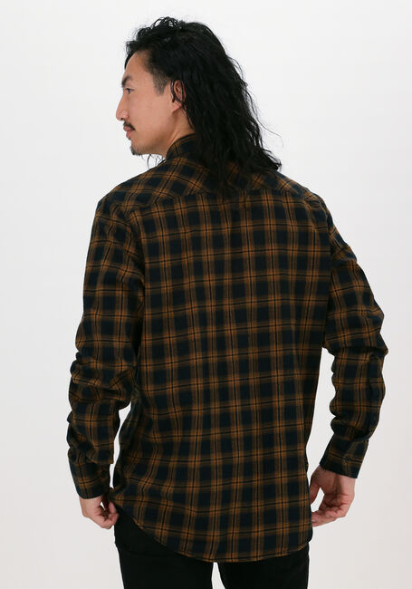Oranje PME LEGEND Casual overhemd LONG SLEEVE SHIRT TWILL - large
