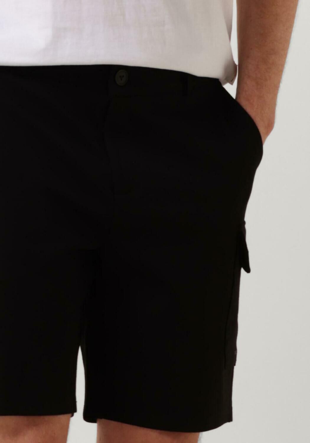 PURE PATH Heren Broeken Punta Cargo Shorts Zwart
