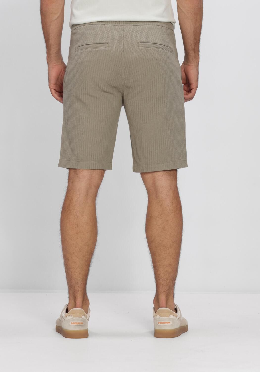 Khaki CAST IRON Korte broek CHINO SHORTS STRUCTURE - large