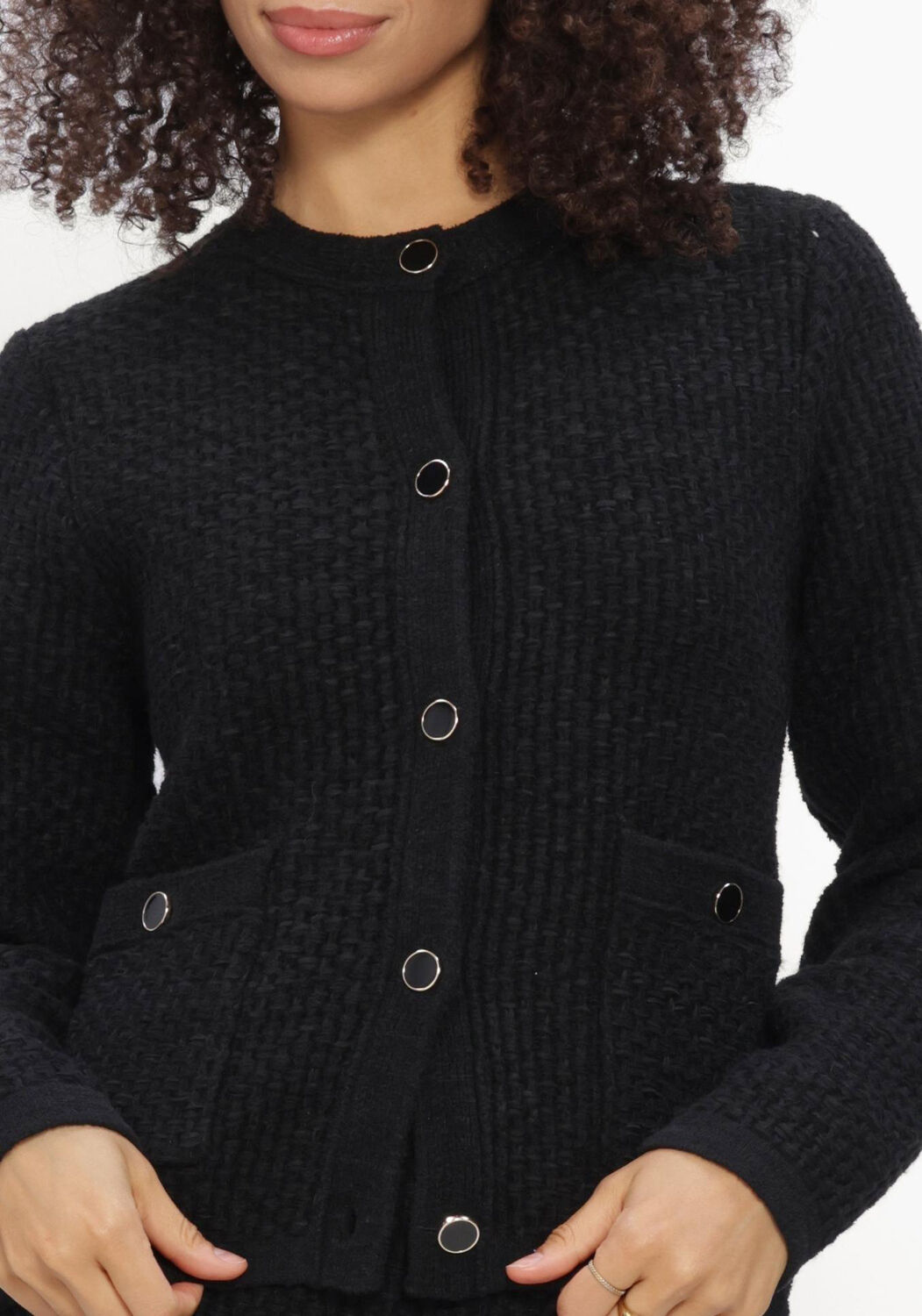 Zwarte SILVIAN HEACH Trui CARDIGAN RYANA - large