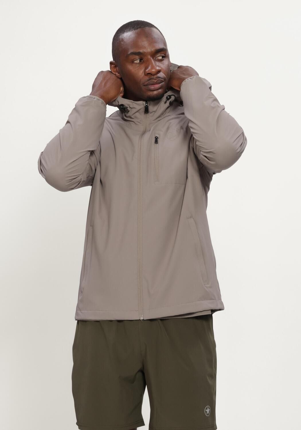 AIRFORCE Heren Jassen Rhett Performance Jacket Taupe