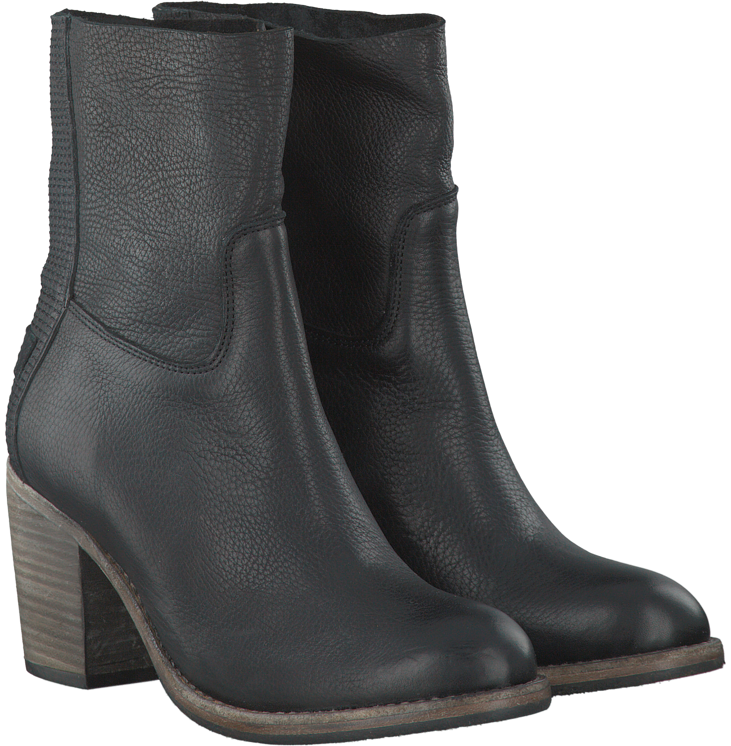 Zwarte SHABBIES Enkellaarsjes 250192 | Omoda Zwarte SHABBIES Enkellaarsjes 250192 | Omoda