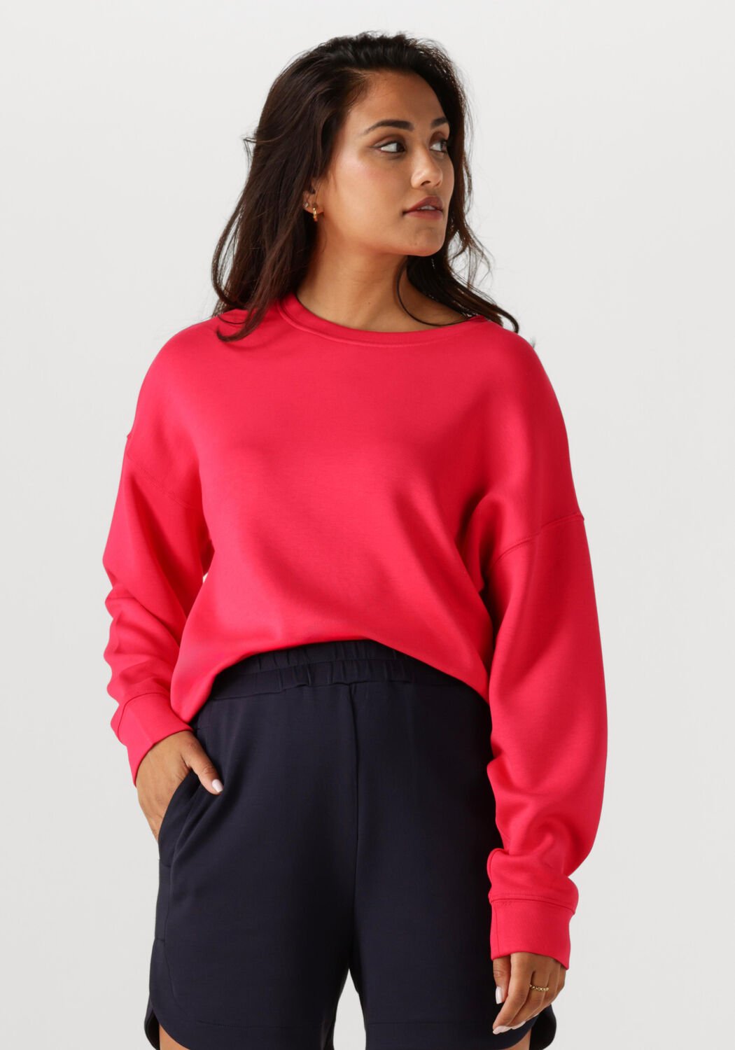 MSCH Copenhagen Sweatshirt met extra brede schouders model 'Ima Q'