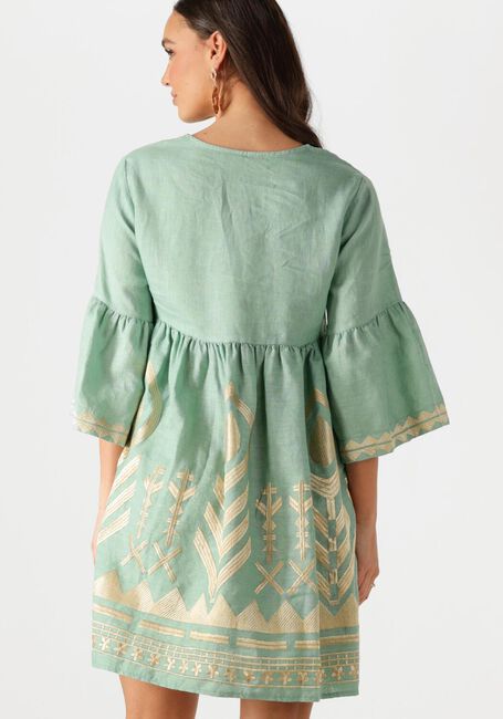 Groene GREEK ARCHAIC KORI Mini jurk 231114 - large