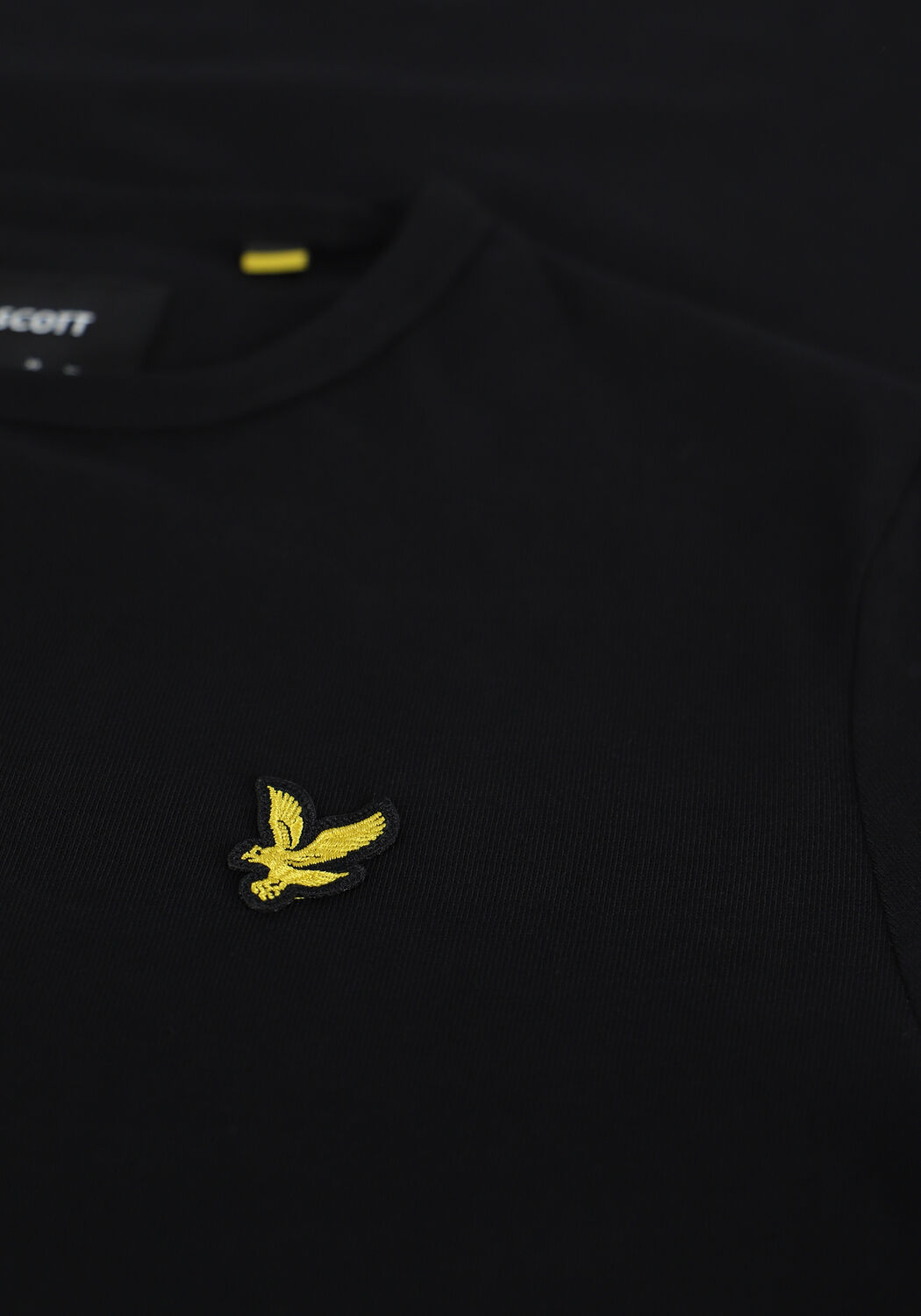 Zwarte LYLE & SCOTT Mini jurk T-SHIRT DRESS - large