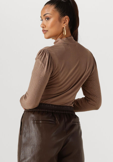 Taupe NUKUS Tops & T-shirts PUCK TOP STRASS - large