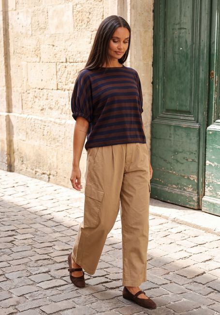 Bruine BY-BAR Top MERLE BIG STRIPE TOP - large