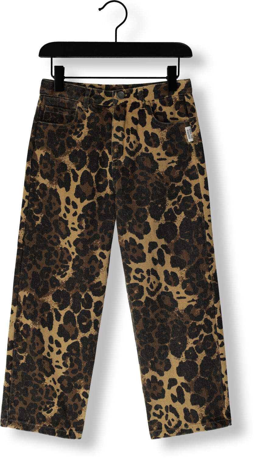 CALL ME FRANKIE Meisjes Jeans Leopard Pants Bruin