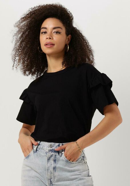 Zwarte SELECTED FEMME T-shirt SLFRYLIE SS FLORENCE TEE - large