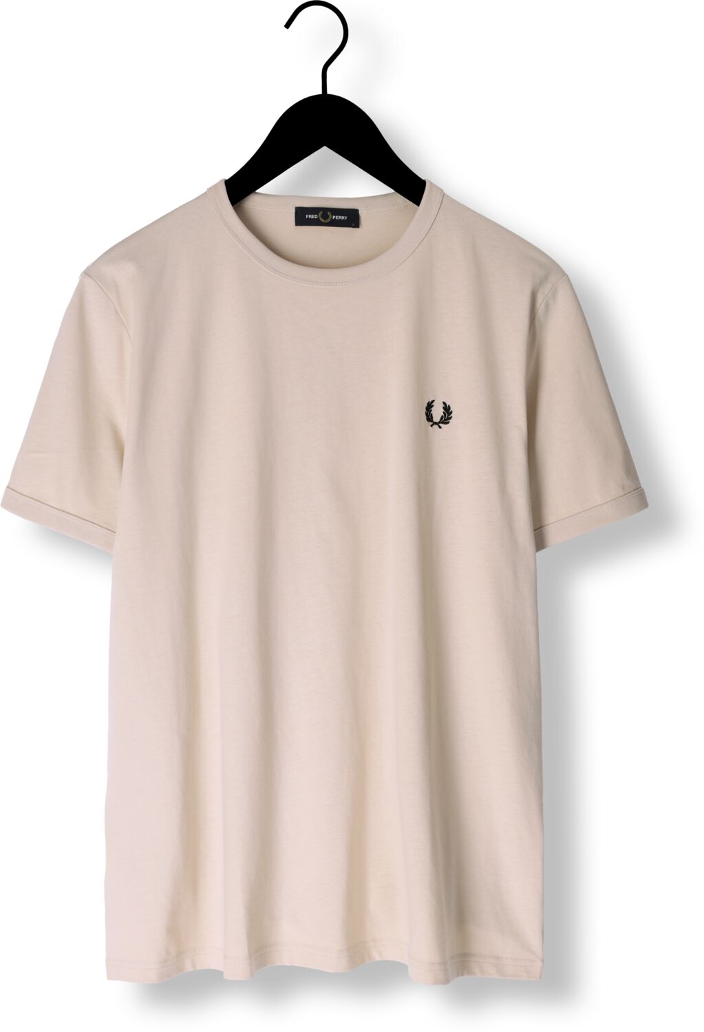 FRED PERRY Heren Polo's & T-shirts Ringer T-shirt Gebroken Wit