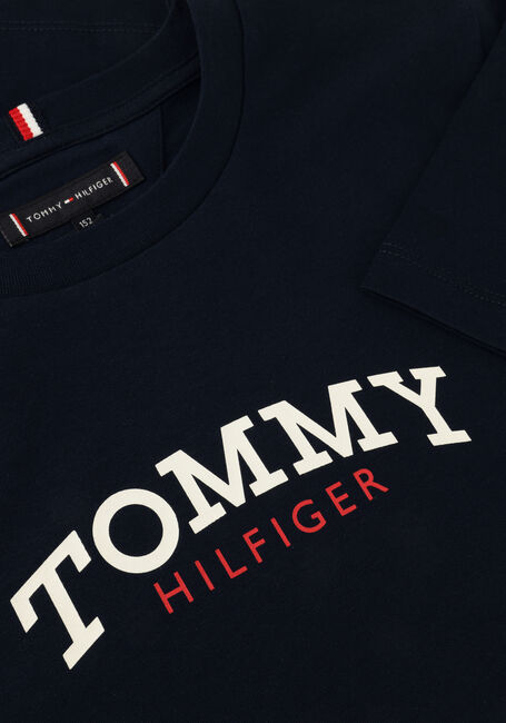 Donkerblauwe TOMMY HILFIGER T-shirt MONOGRAM GRAPHIC T-SHIRT - large