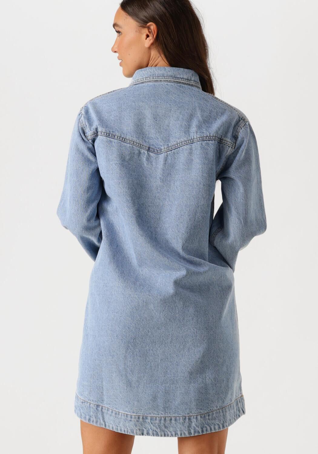 NEO NOIR Dames Jurken Paras Denim Dress Blauw
