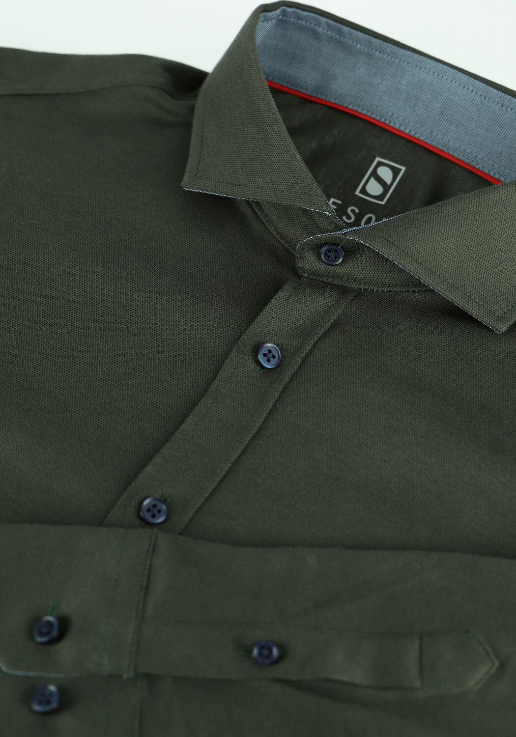 Groene DESOTO Casual overhemd NEW HAI 1/1 - large