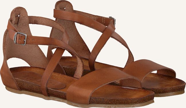 Cognac RED-RAG Platte sandalen 79210 Cognac RED-RAG Platte sandalen 79210 - large