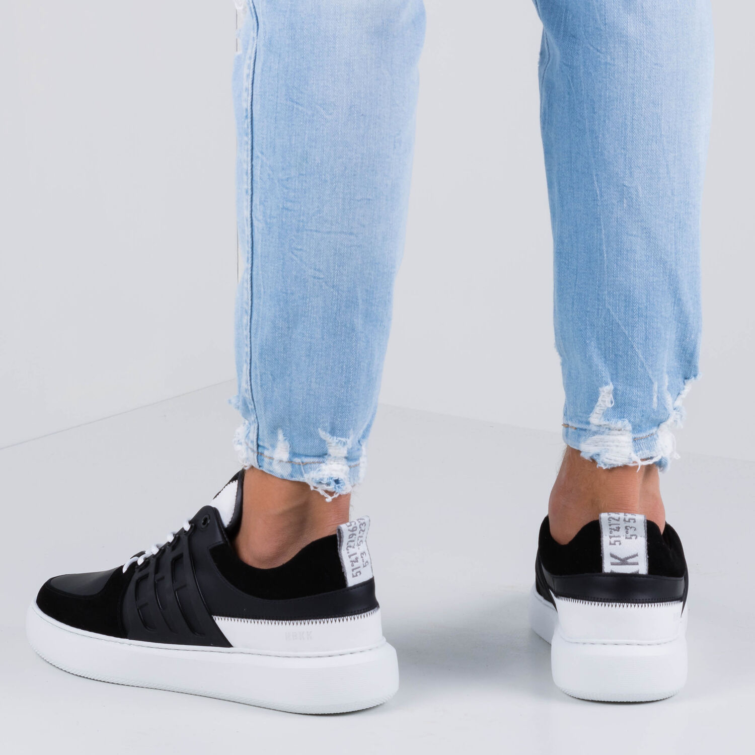 Zwarte NUBIKK Lage sneakers SCOTT BENTON - large