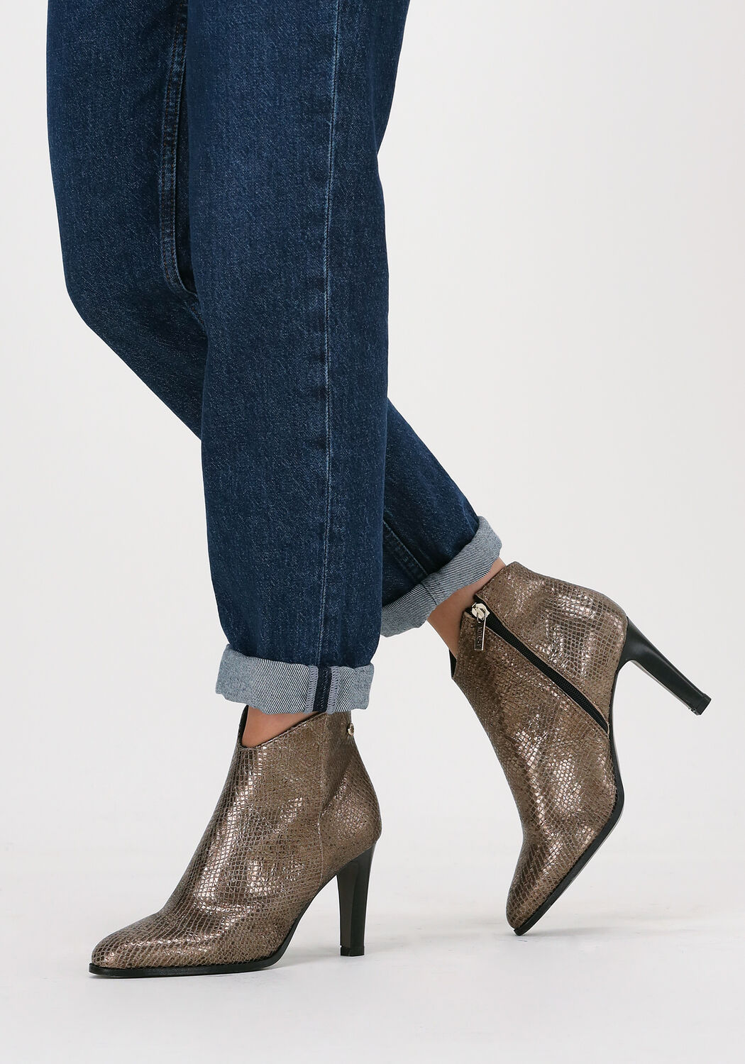 Gouden NOTRE-V Enkellaarsjes 87433 - large