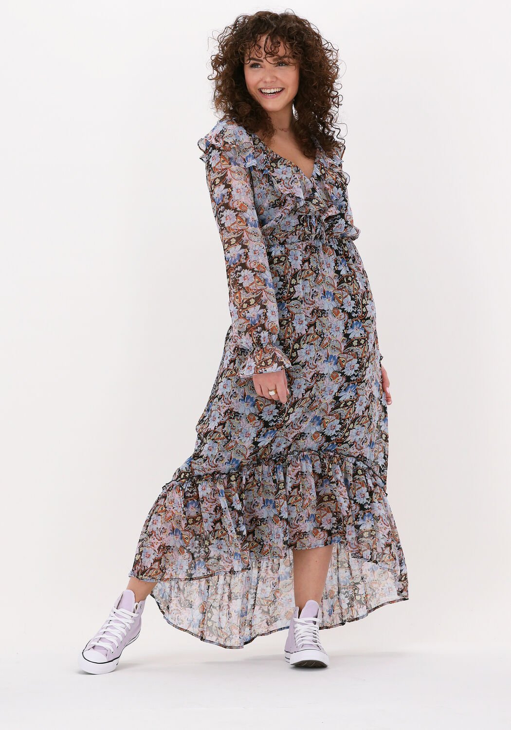 Colourful rebel maxi jurk sales