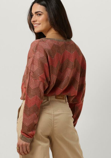 Koraal SUMMUM Trui BOAT NECK SWEATER SHIMMERING LUREX KNIT - large