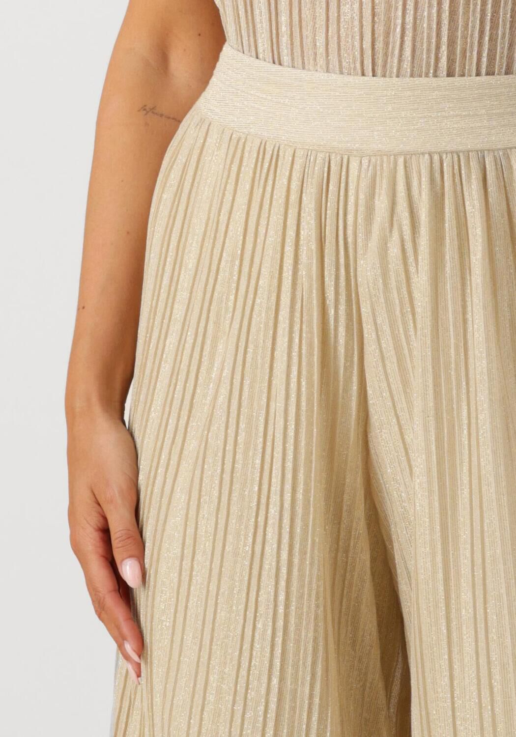 AIMEE THE LABEL Dames Broeken Ramses Beige