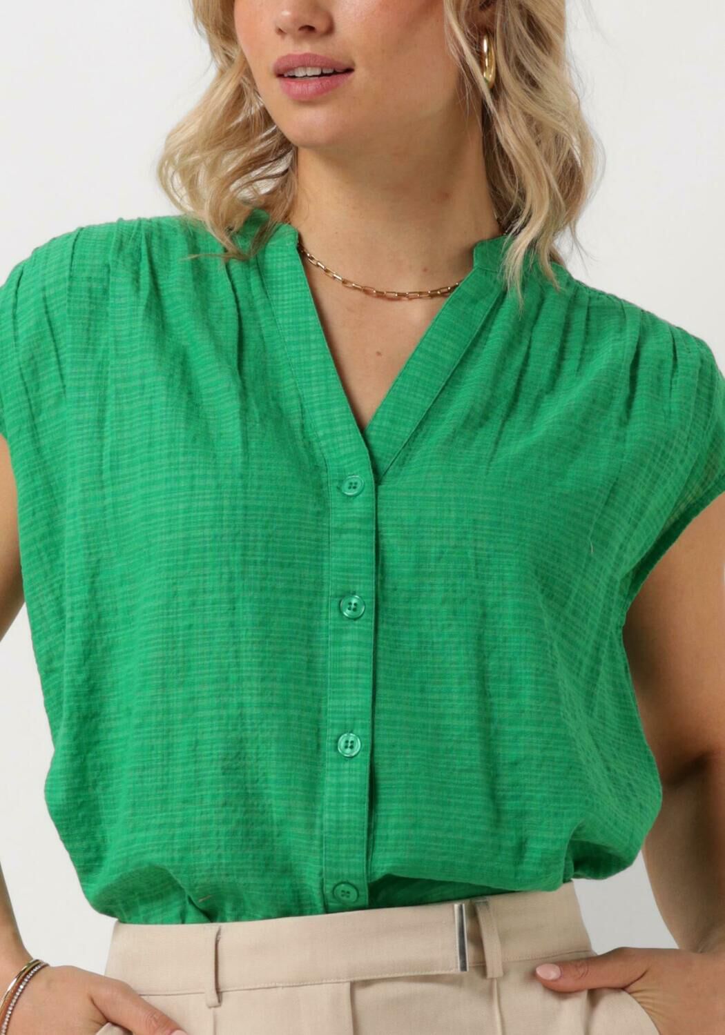 STELLA FOREST Dames Blouses E24ch041 Groen