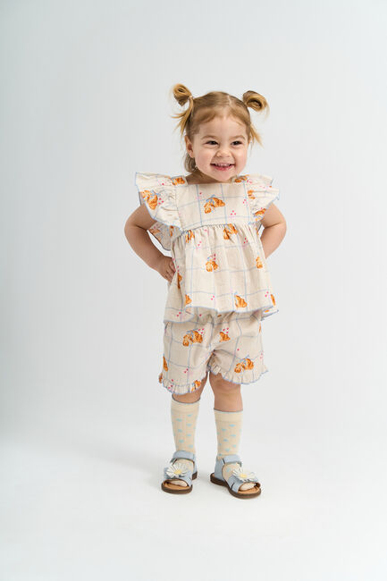 Ecru THE NEW Korte broek TNSTSILKE - large