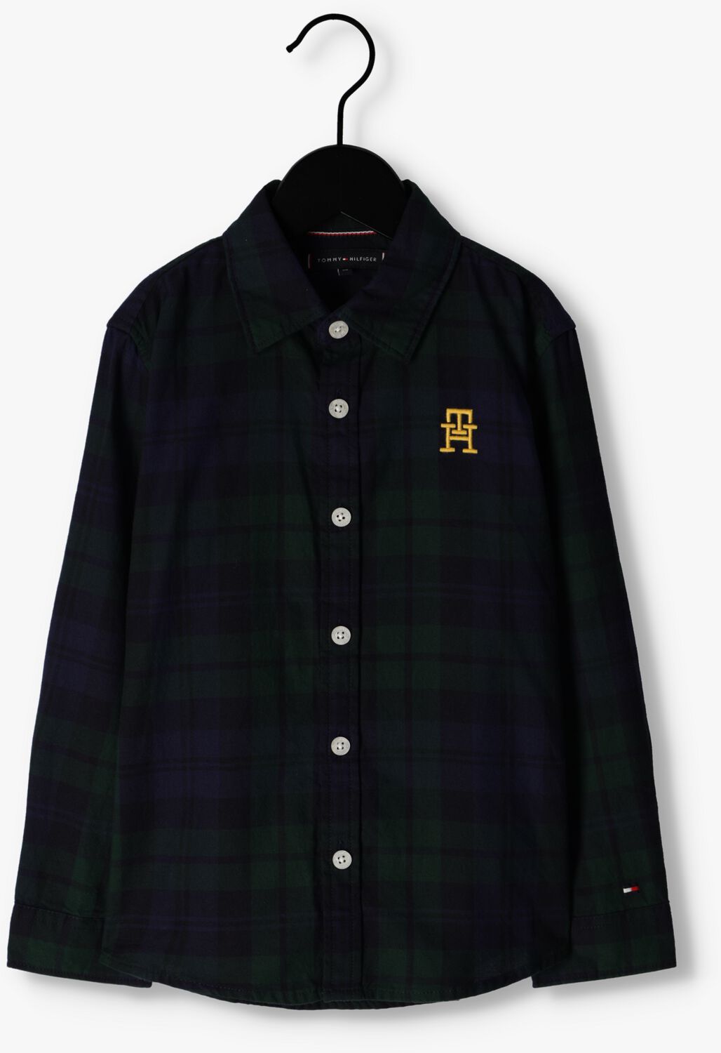 Groene TOMMY HILFIGER Casual overhemd BLACK WATCH CHECK SHIRT Omoda