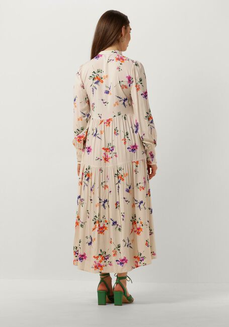 Beige Y.A.S. Maxi jurk YASASINA LS LONG SHIRT DRESS S. - large