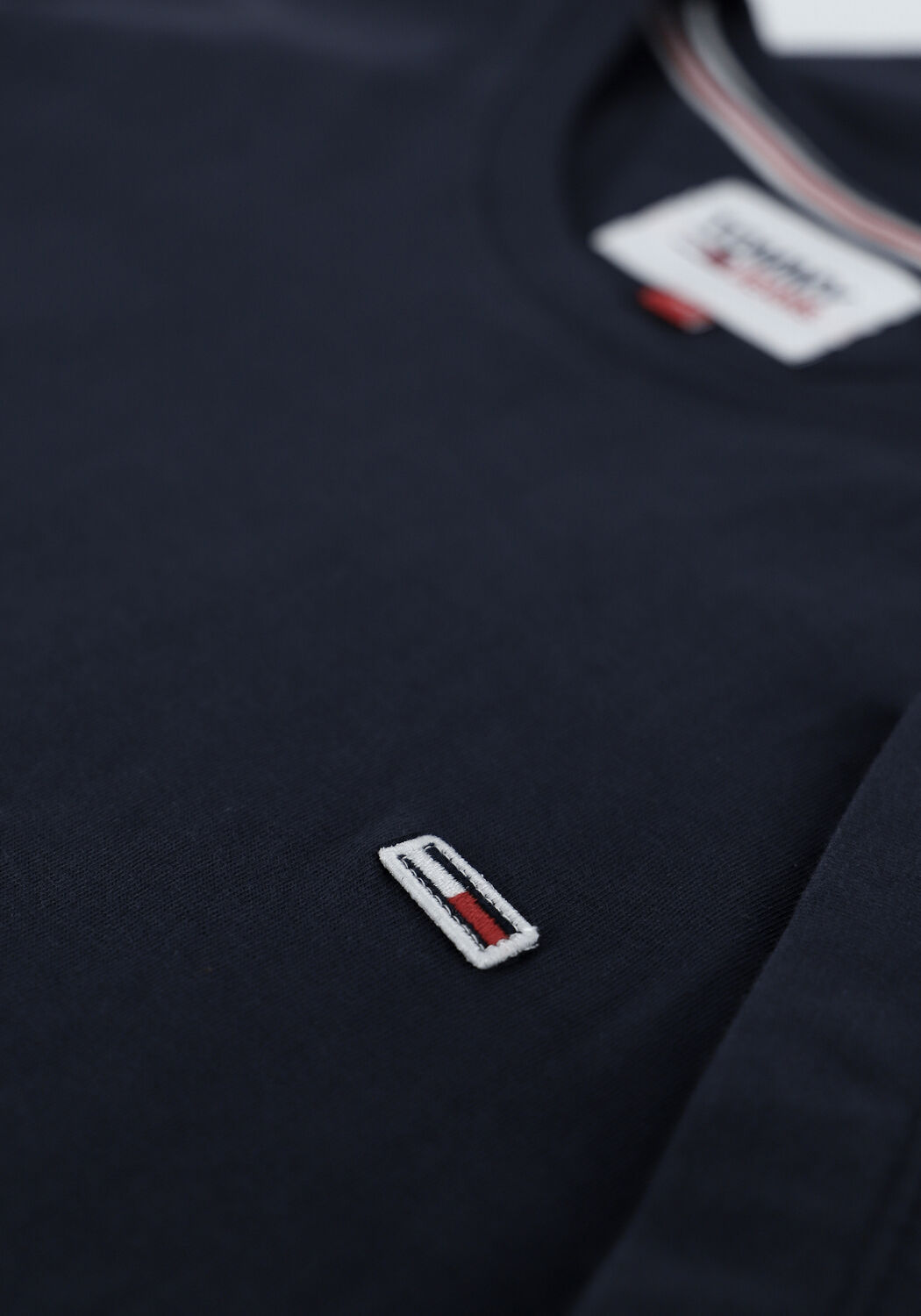 Donkerblauwe TOMMY JEANS T-shirt TJM CLASSIC JERSEY C NECK - large